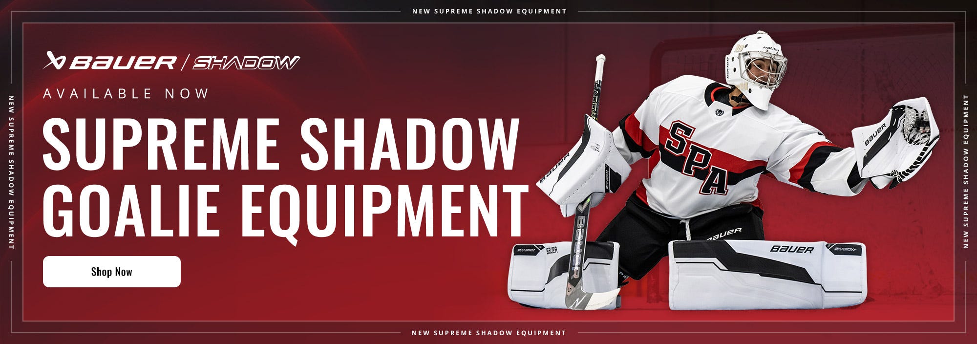 Bauer Supreme Shadow Goalie Equipment