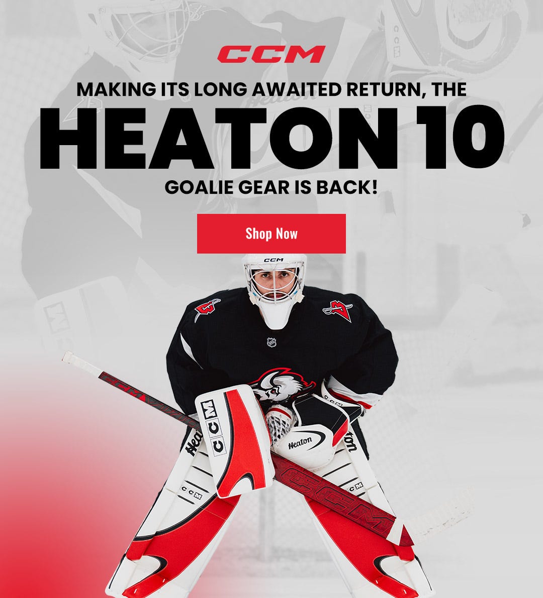 Making its long awaited return, the Heaton 10 goalie gear is back!