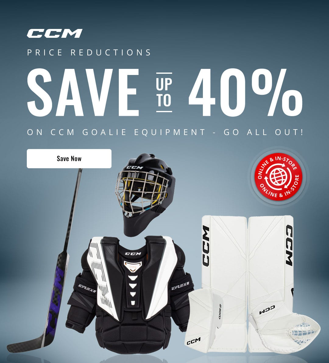 CCM Price Reductions | Save up to 40% on CCM Axis 2 & Extreme Flex 5