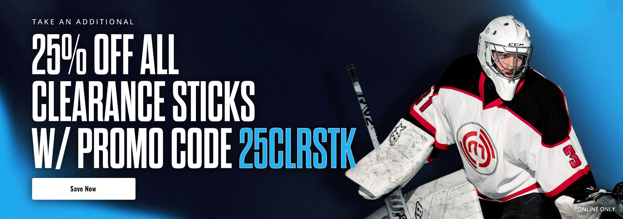 Take an additional 25% off all clearance sticks with promo code 25CLRSTK