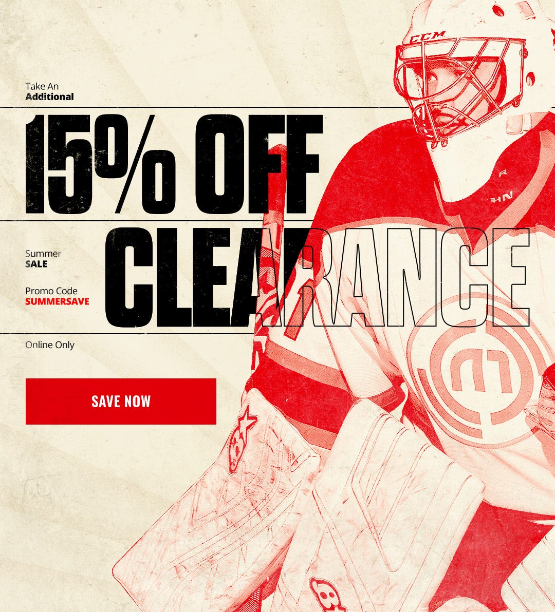 Take an additional 15% off clearance with promo code SUMMERSAVE