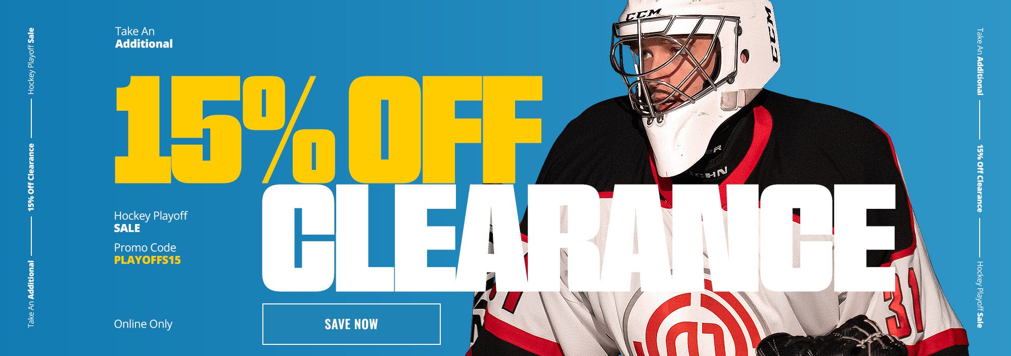Hockey Playoff Sale: Take an additional 15% off clearance