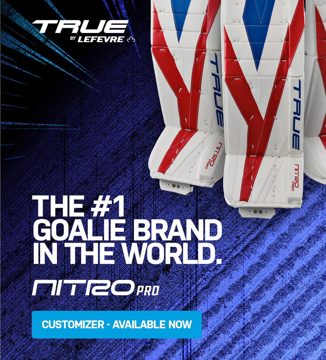 True Catalyst Nitro Pro Goalie Equipment. The #1 goalie brand in the world.
