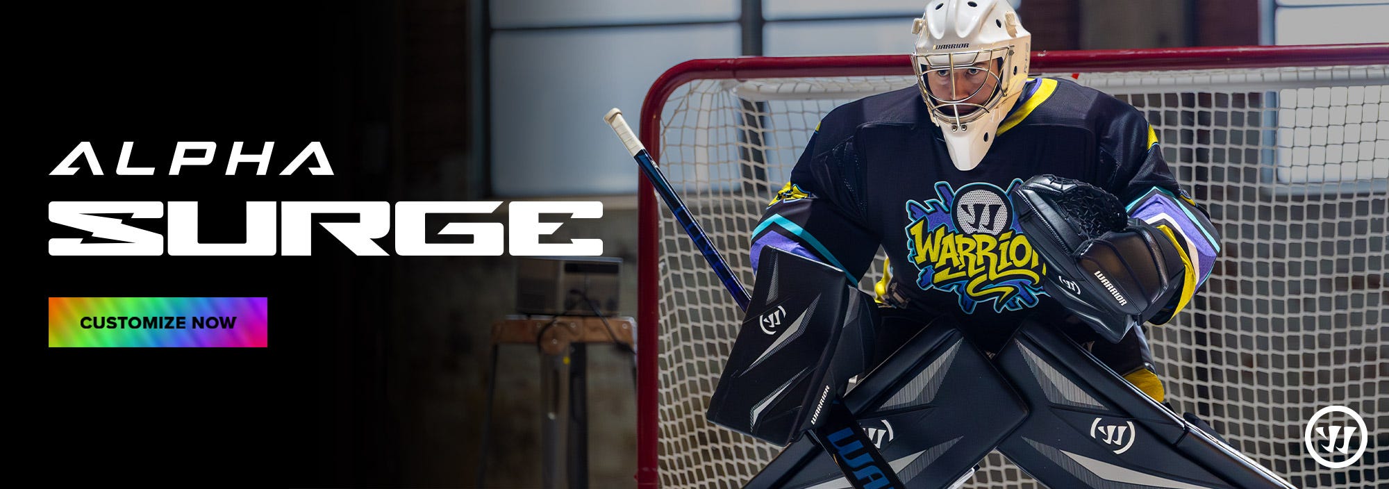 Warrior Alpha Surge Custom Goalie Equipment