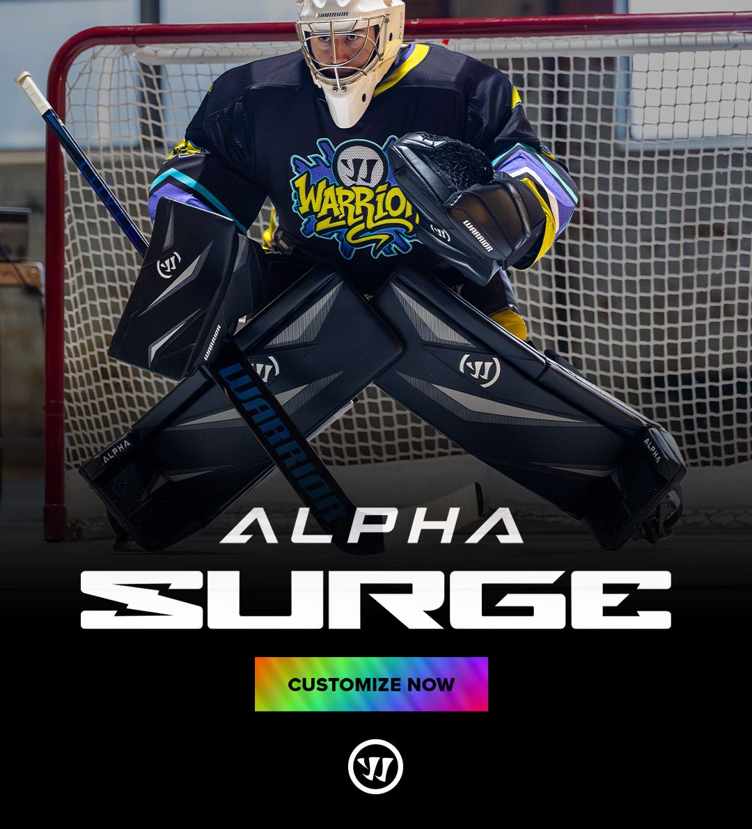 Warrior Alpha Surge Custom Goalie Equipment