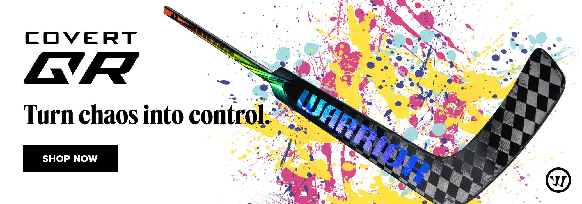 Warrior Covert QR Goalie Sticks. Turn chaos into control.