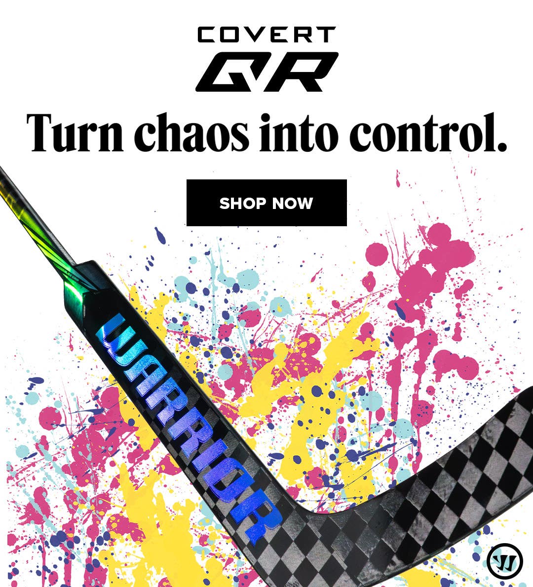 Warrior Covert QR Goalie Sticks. Turn chaos into control.