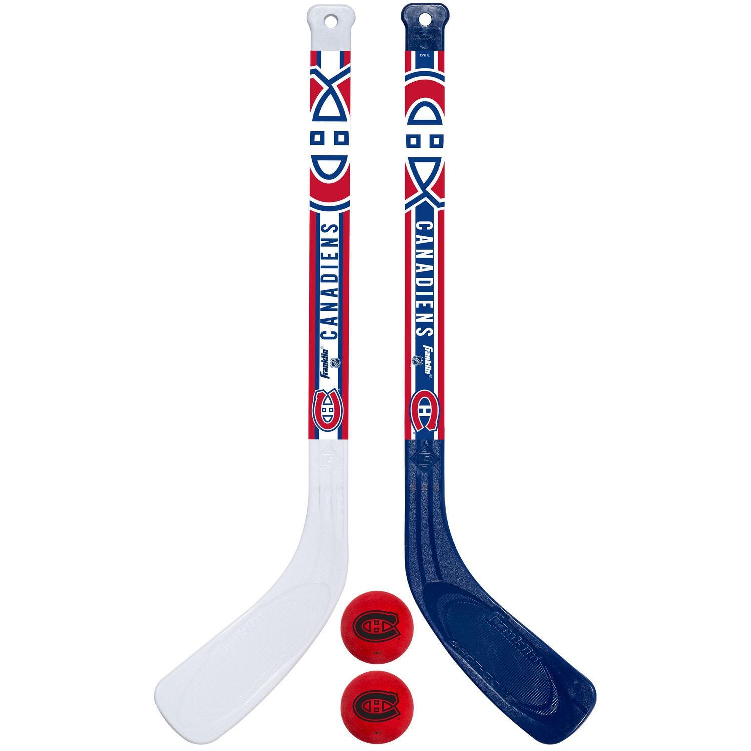 Franklin NHL Mini Hockey Stick & Ball Set in Montreal Canadiens
