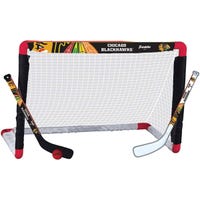 Franklin Chicago Blackhawks NHL Mini Hockey Goal Set Size 28in. Wide x 20in. High x 12in. Deep