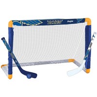 Franklin St. Louis Blues NHL Mini Hockey Goal Set Size 28in. Wide x 20in. High x 12in. Deep