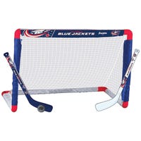 Franklin Columbus Blue Jackets NHL Mini Hockey Goal Set Size 28in. Wide x 20in. High x 12in. Deep