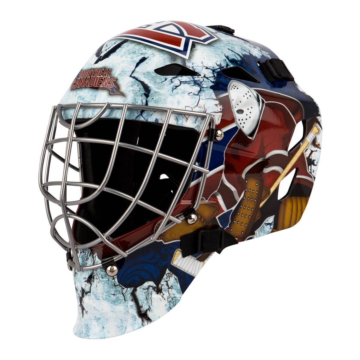 Franklin Montreal Canadiens GFM 1500 Goalie Face Mask in Blue