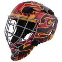 Franklin Calgary Flames GFM 1500 Goalie Face Mask in Black