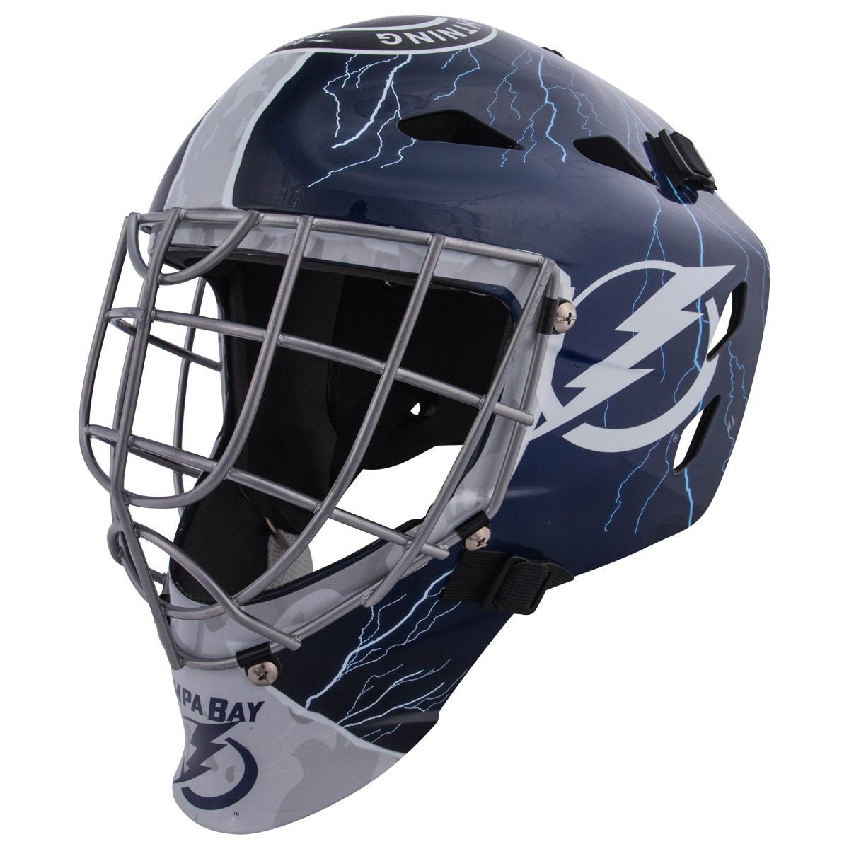 Franklin Tampa Bay Lightning GFM 1500 Goalie Face Mask in Royal
