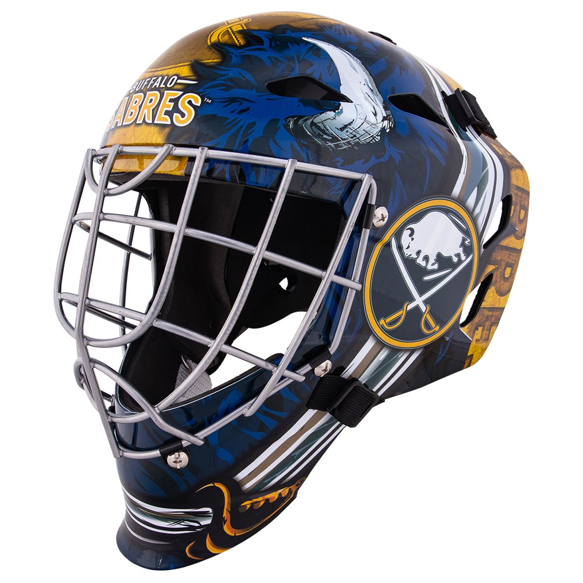 Franklin Buffalo Sabres GFM 1500 Goalie Face Mask in Navy