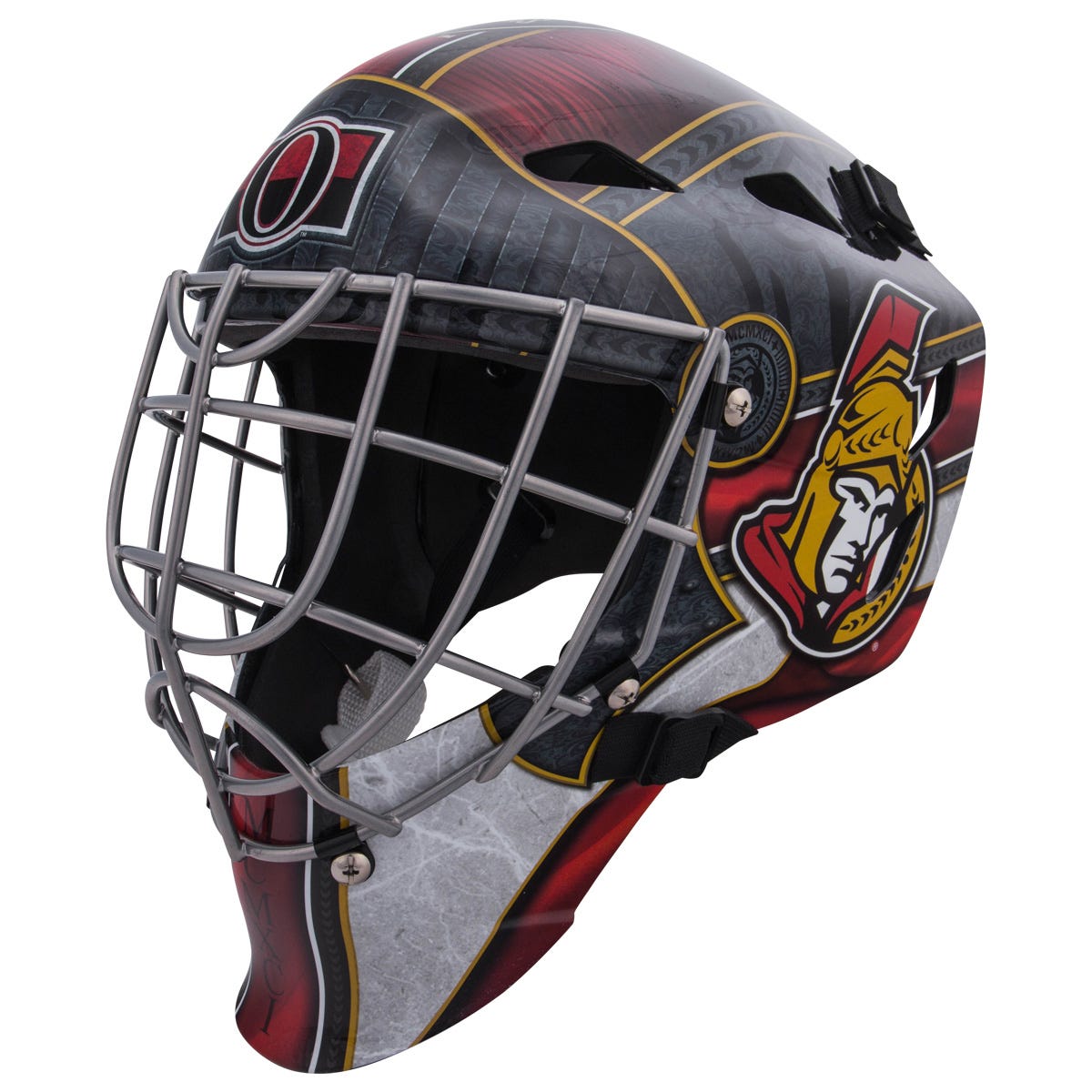 Franklin Ottawa Senators GFM 1500 Goalie Face Mask in Black