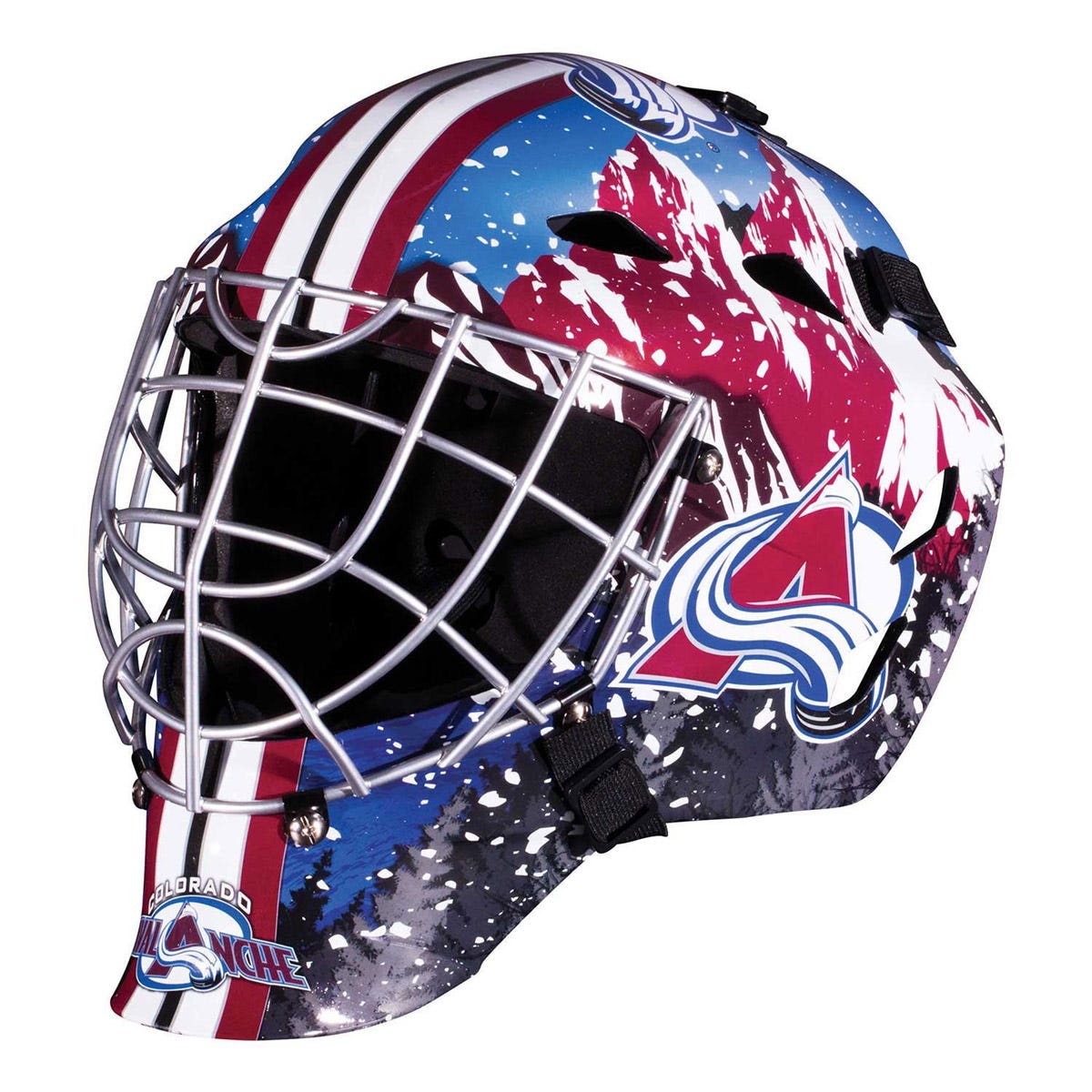 Franklin Colorado Avalanche GFM 1500 Goalie Face Mask in Blue