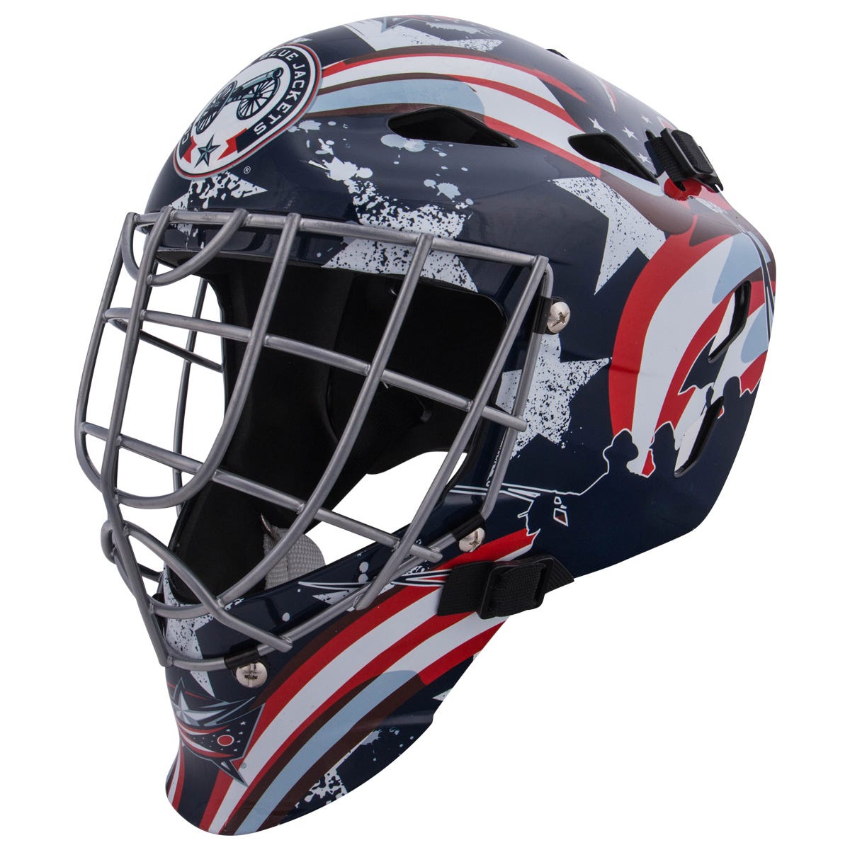 Franklin Columbus Blue Jackets GFM 1500 Goalie Face Mask in Navy