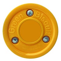 Green Biscuit Training Puck in Yellow