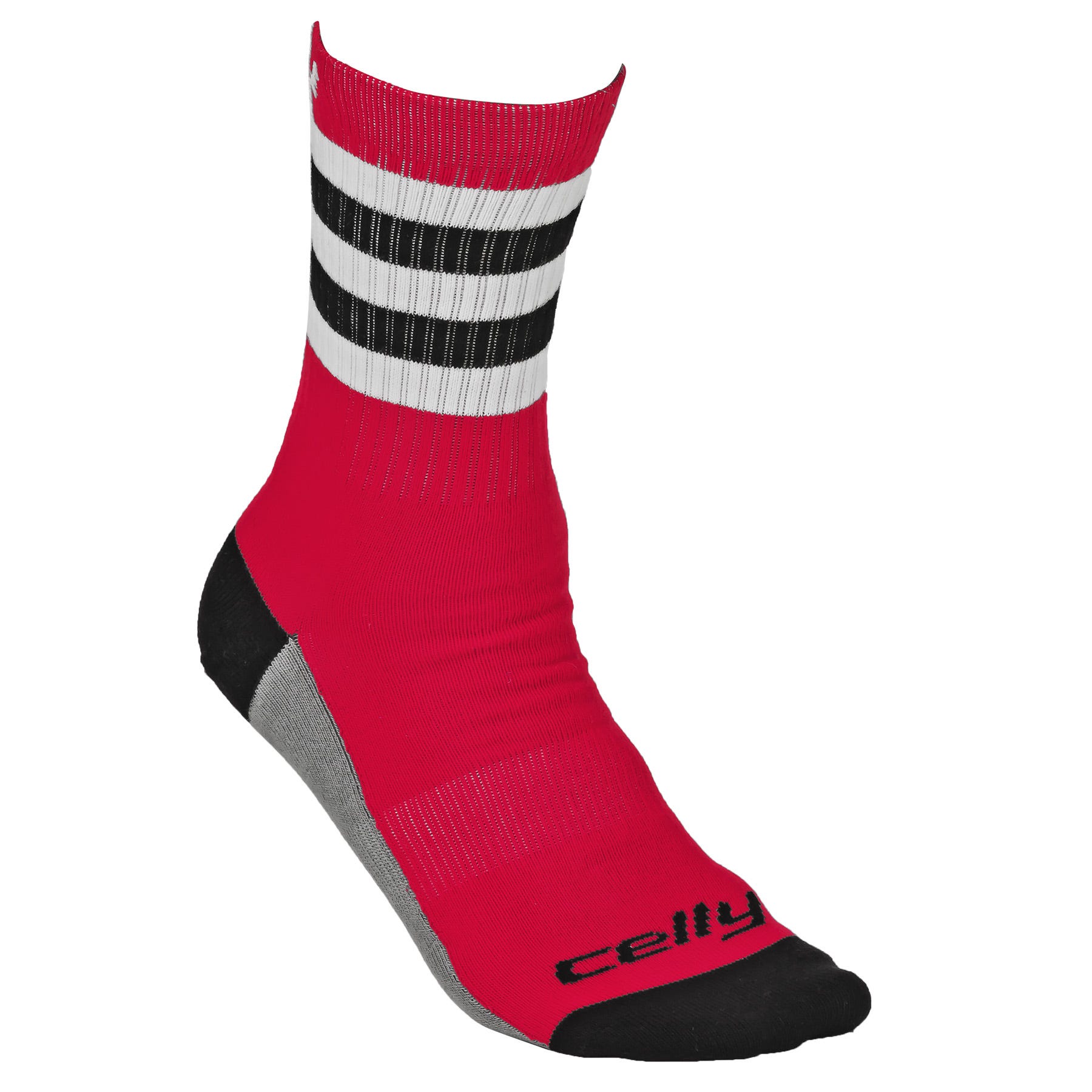 Tour Chicago Blackhawks Team Celly Socks in Red/White/Black Size Small/Medium