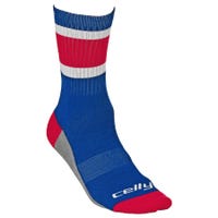 Tour New York Rangers Team Celly Socks in Blue/Red/White Size Large/X-Large