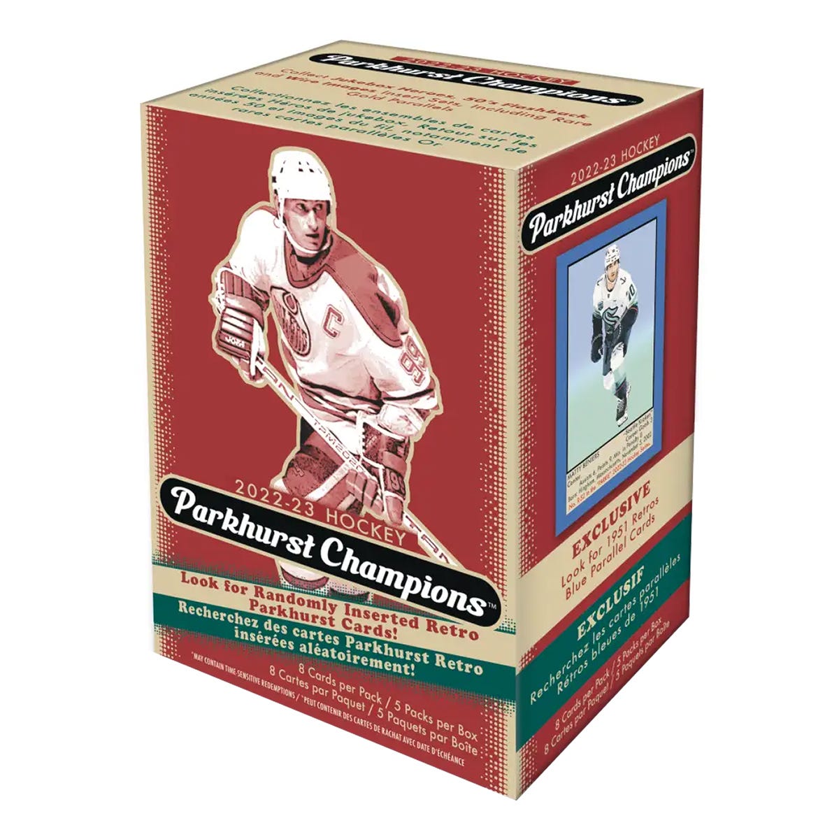 Upper Deck 2022-23 NHL Parkhurst Champions Hockey Trading Cards (Blaster)