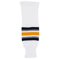 Monkeysports Buffalo Sabres Knit Hockey Socks in White Size Junior