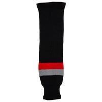 Monkeysports Carolina Hurricanes Knit Hockey Socks in Black Size Senior