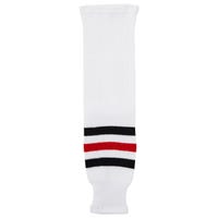 Monkeysports Chicago Blackhawks Knit Hockey Socks in White Size Youth