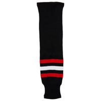 Monkeysports Chicago hawks Knit Hockey Socks in Black Size Junior