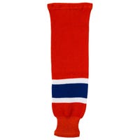 Monkeysports Edmonton Oilers Knit Hockey Socks in Orange Size Junior