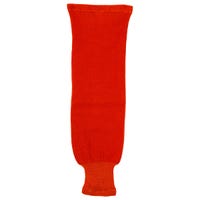 "Monkeysports Solid Color Knit Hockey Socks in Orange Size Youth"