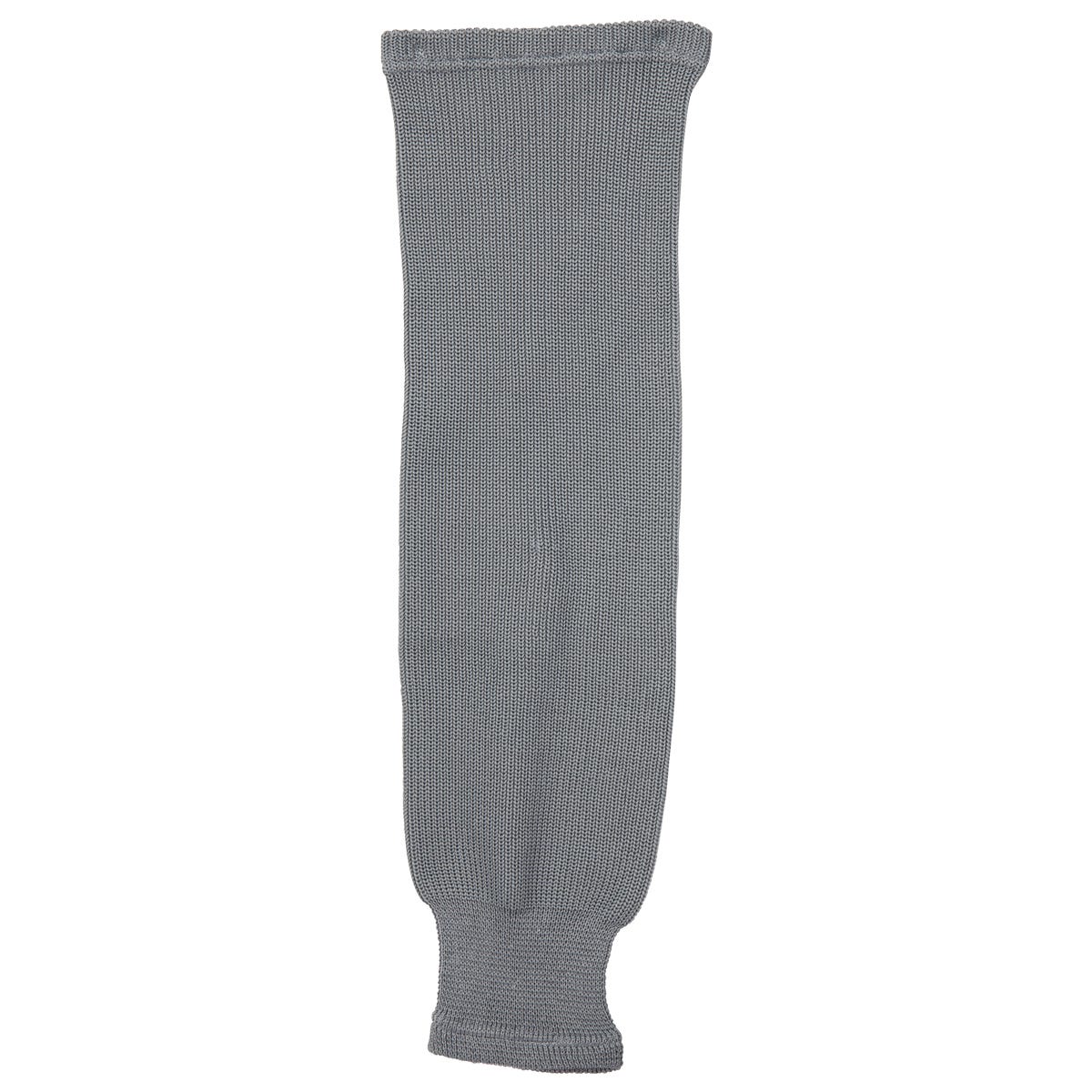 "Monkeysports Solid Color Knit Hockey Socks in Grey Size Junior"