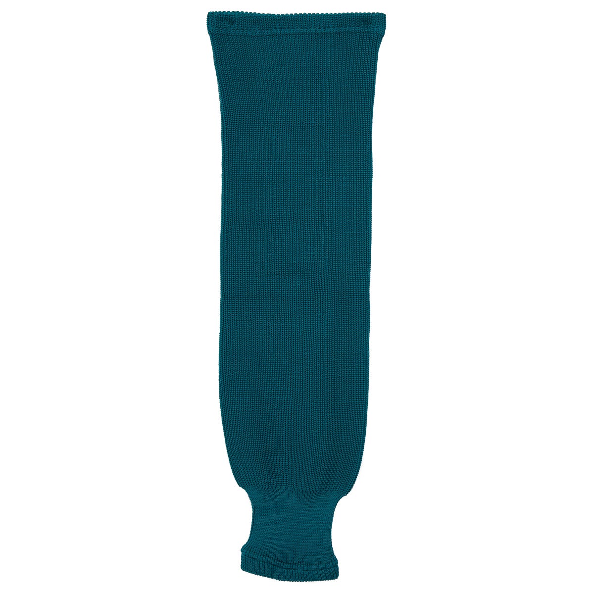 "Monkeysports Solid Color Knit Hockey Socks in Teal Size Junior"