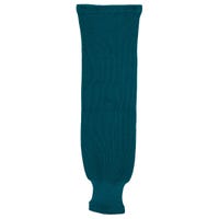 "Monkeysports Solid Color Knit Hockey Socks in Teal Size Junior"