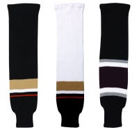 Dogree Anaheim Ducks Knit Hockey Socks in White Size Intermediate