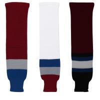 Dogree Colorado Avalanche Knit Hockey Socks in Away Size Junior