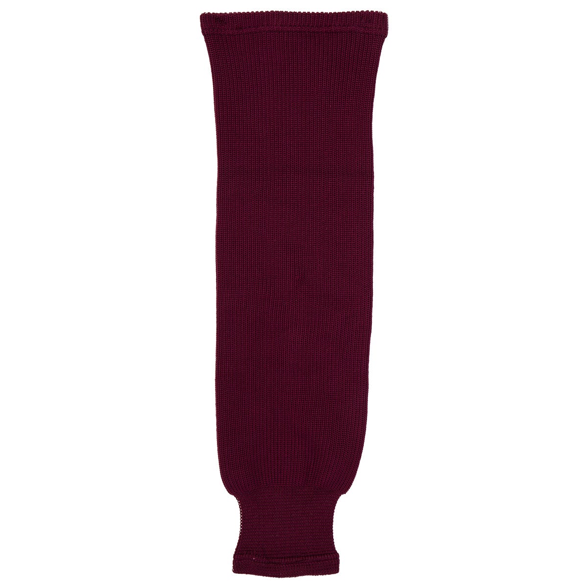 "Monkeysports Solid Color Knit Hockey Socks in Maroon Size Junior"