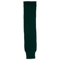 CCM Solid Color Knit Hockey Socks in Dark Green Size Child