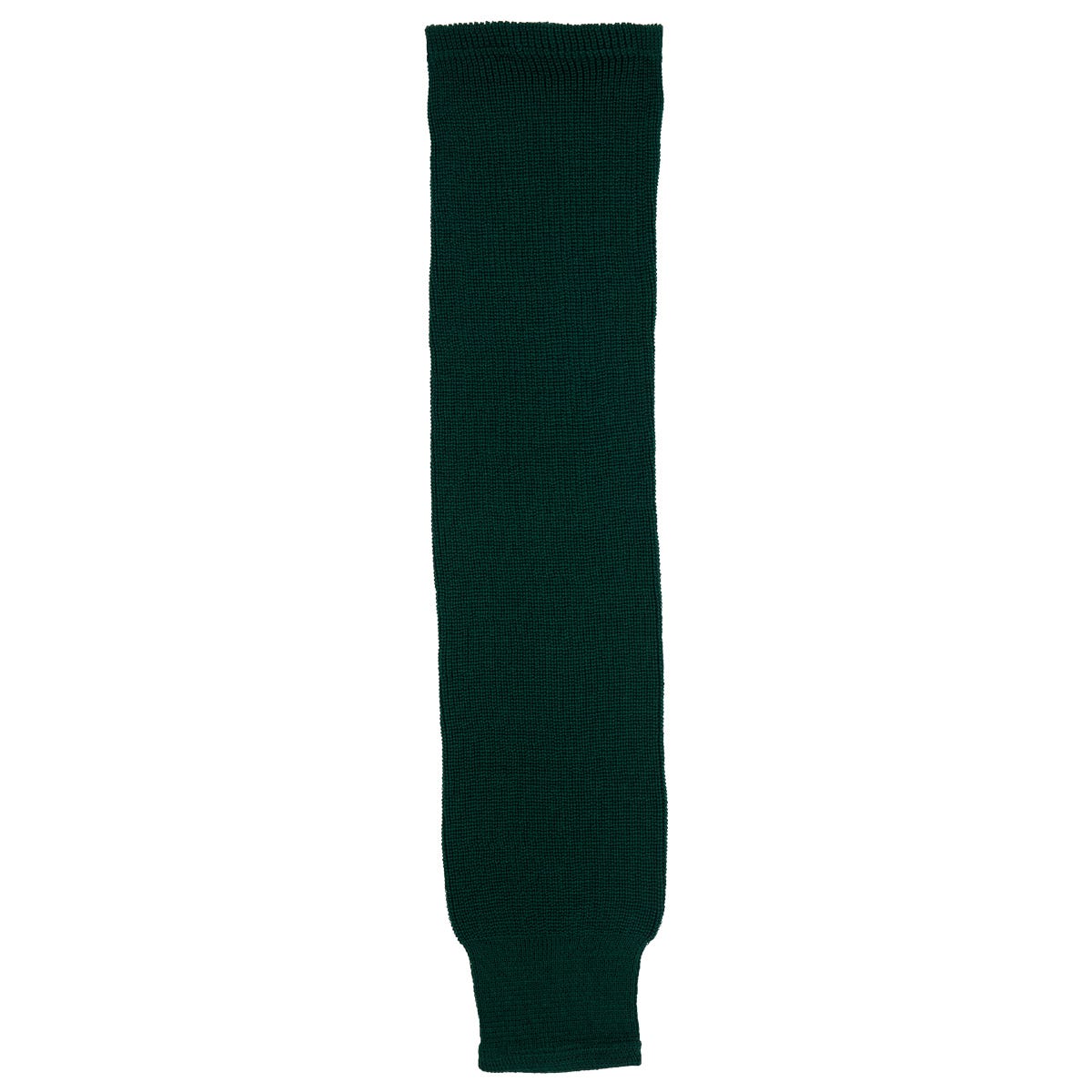 CCM Solid Color Knit Hockey Socks | 100% Polyester in Dark Green Size Child