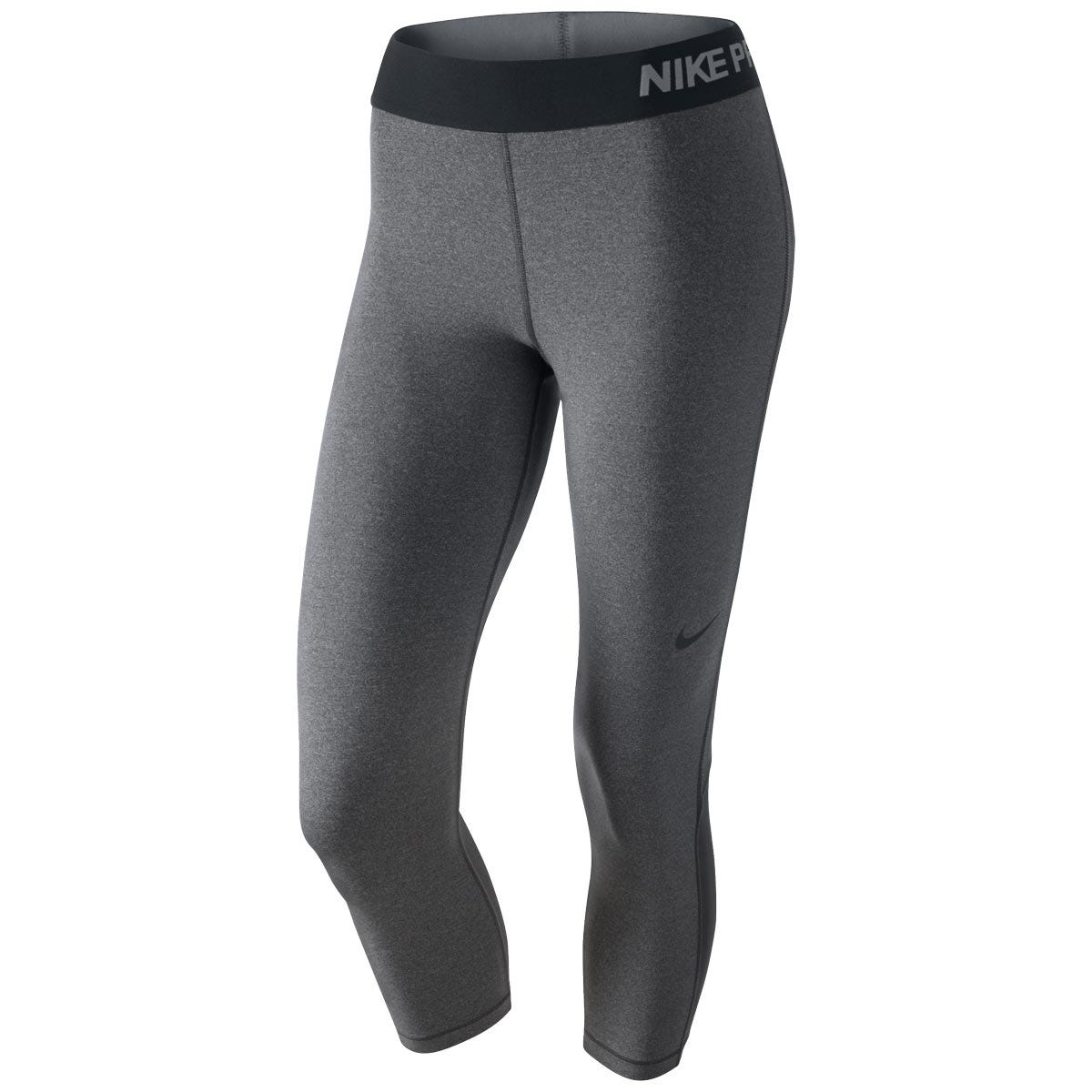 "Nike Pro Cool Womens Training Capris in Dark Grey/Black Size Medium"