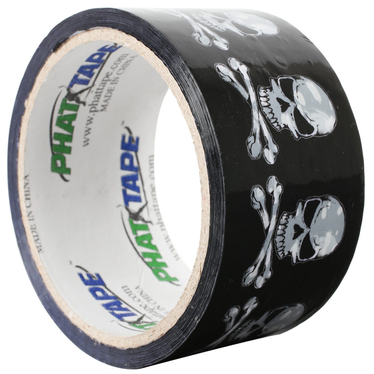 Phat Tape Phat . Shin Guard Tape - 30 Yards in Skull & Crossbones Size 2in