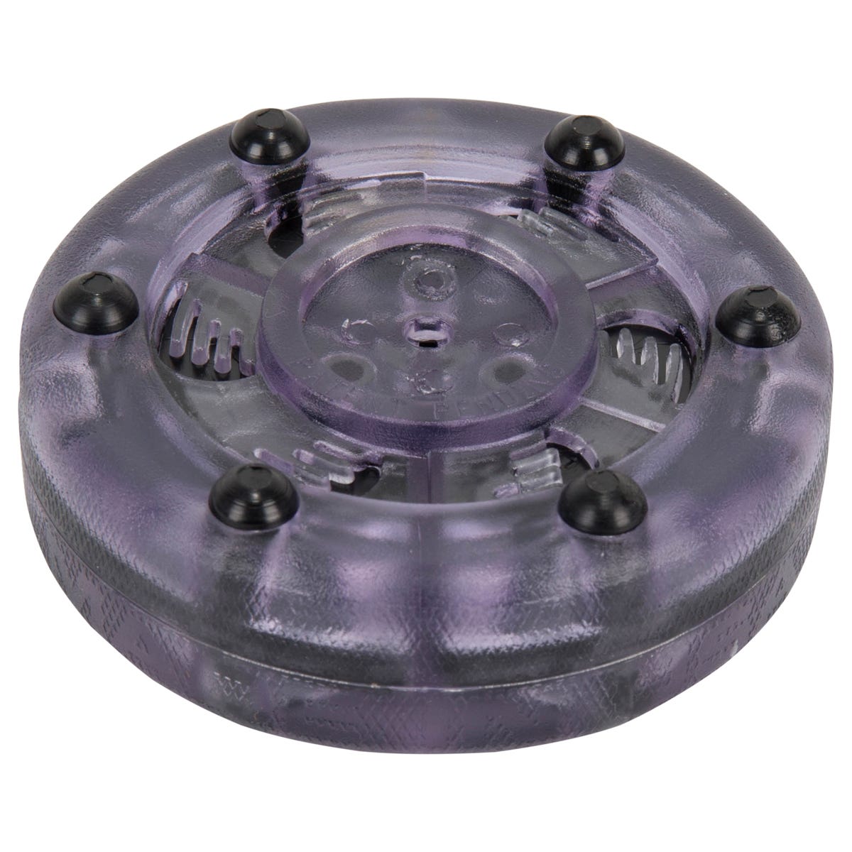 Rocket Roller Hockey Puck in Clear/Black