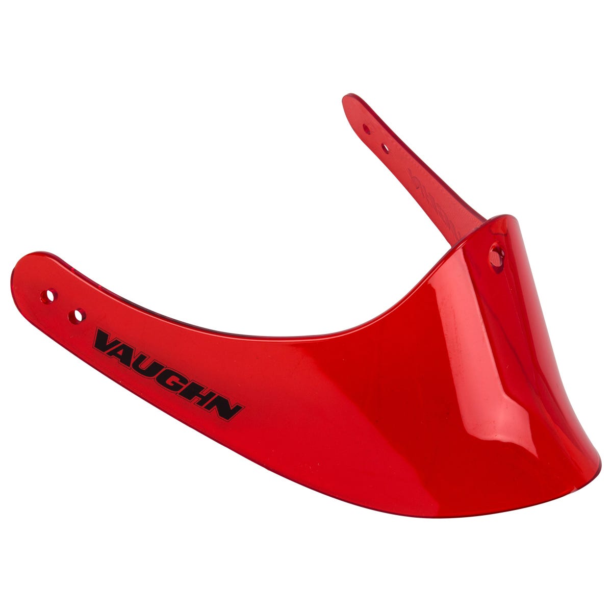 Vaughn 2000 Lexan Throat Guard in Red Size Senior