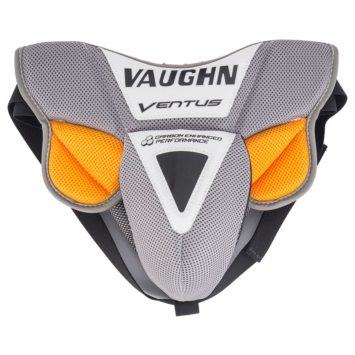 Vaughn Ventus SLR Pro Carbon Pro Goalie Cup in Grey/Gold Size Intermediate