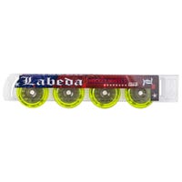 Labeda Union X-Soft 74A Roller Hockey Wheel - Yellow - 4 Pack Size 59mm