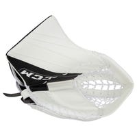 CCM Extreme Flex E5.9 Senior Goalie Glove in White/Black
