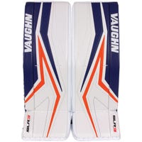 Vaughn Ventus SLR3 Pro Carbon Senior Custom Goalie Leg Pads in White Size 34+1in