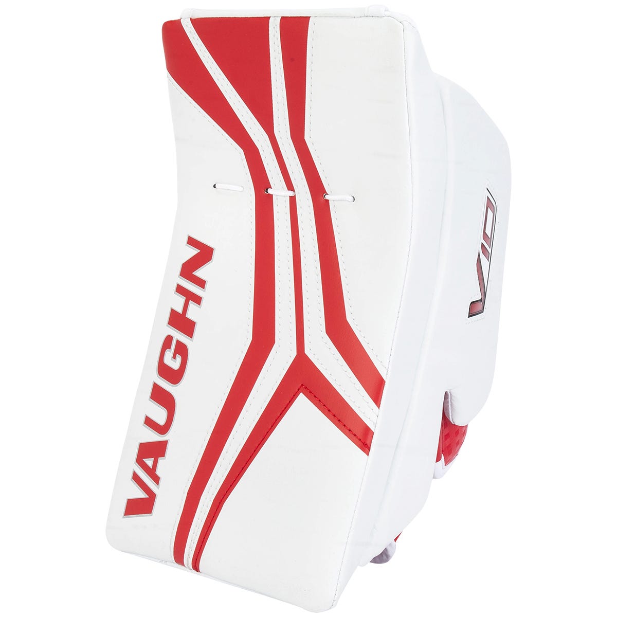 Vaughn Velocity V10 Junior Goalie Blocker in White/Red