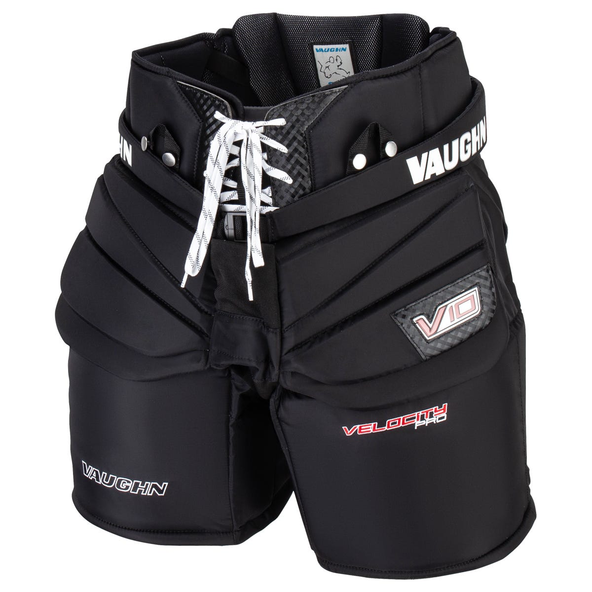 Vaughn Velocity V10 Pro Senior Goalie Pants in Black Size Small